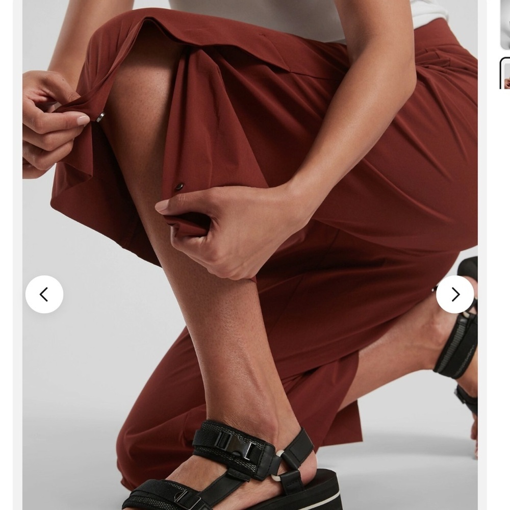 Athleta Tribeca wide leg cropped pants 6 - Picture 13 of 14